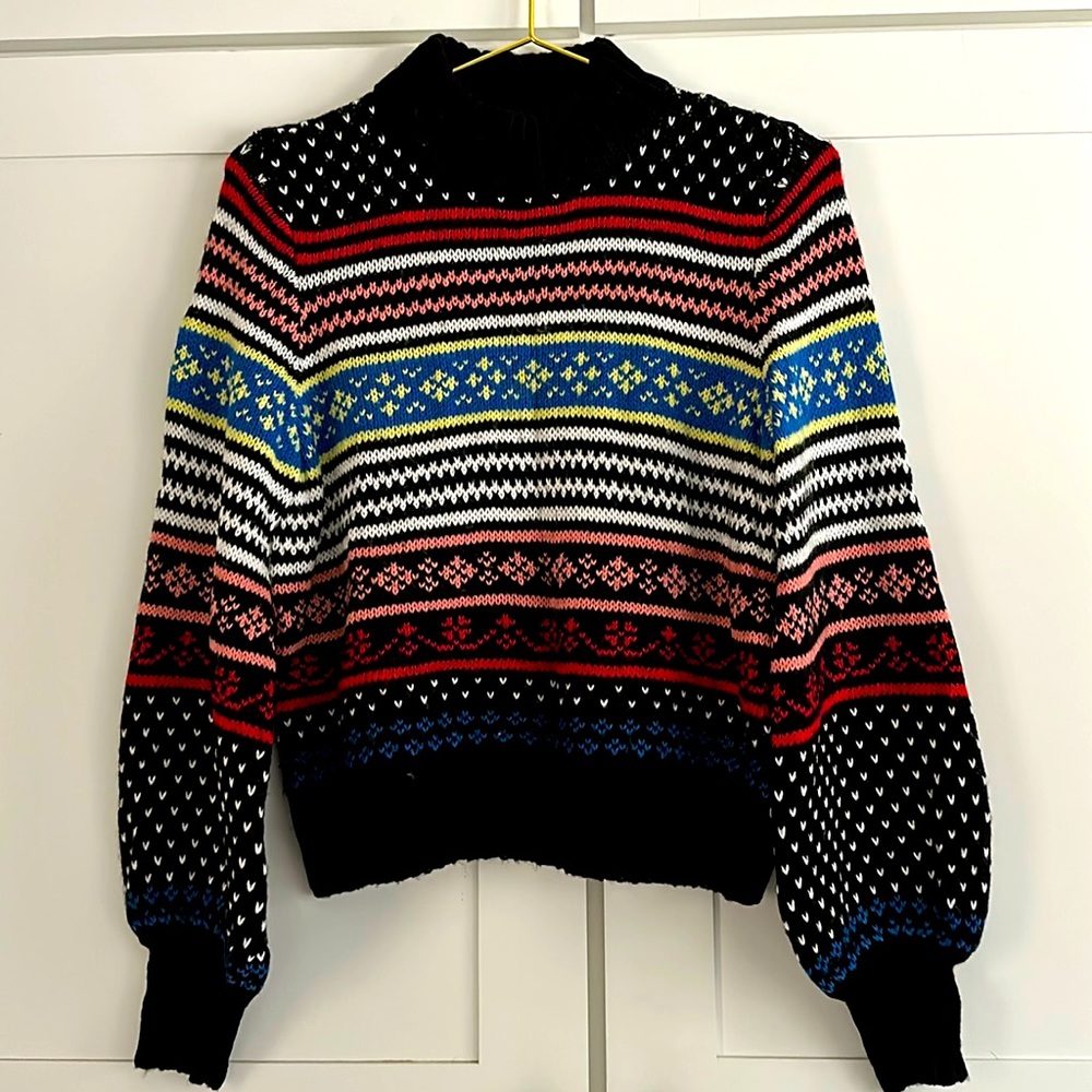 American Eagle multicolored chunky sweater